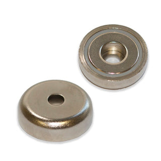 Neodymium Pot Magnet with Round Hole - 75mm x 18mm