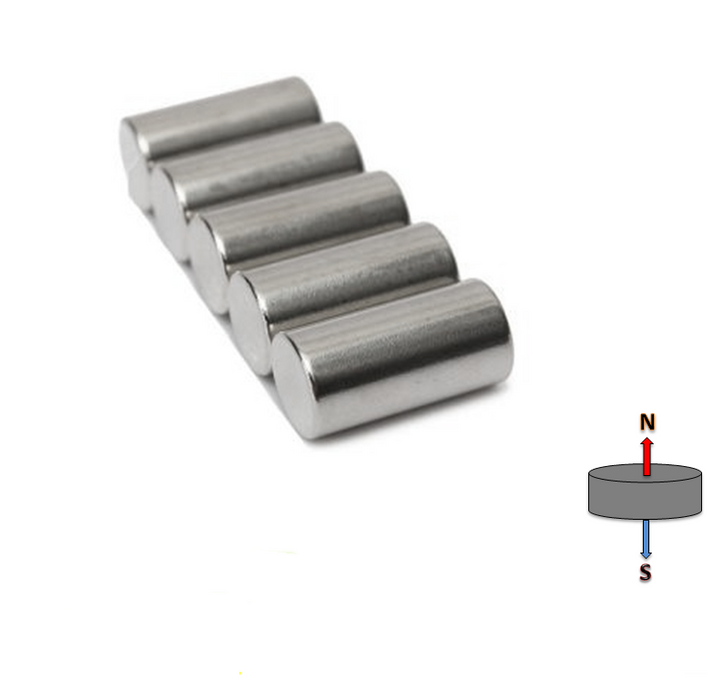 Neodymium Cylinder Magnet 10mm x 20mm N42