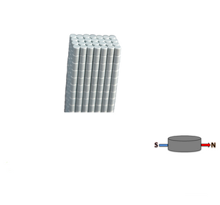 Neodymium Cylinder Magnet 2.7mm x 5mm N52 Diametrically Magnetized Parylene-C coating