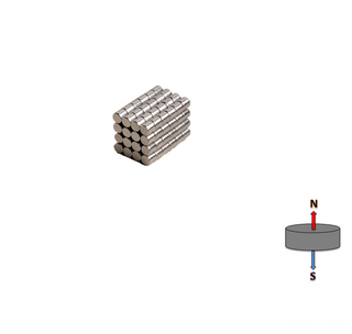 Neodymium Cylinder Magnet 3mm x 3mm N50