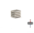 Neodymium Cylinder Magnet 5mm x 5mm N50M | High Temperature ≤100ºC