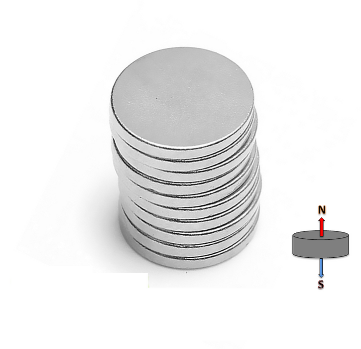 Neodymium Disc Magnet 10mm x 1.5mm N42