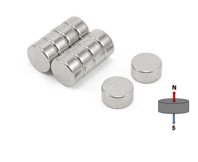 Neodymium Disc Magnet 12mm x 6mm N42