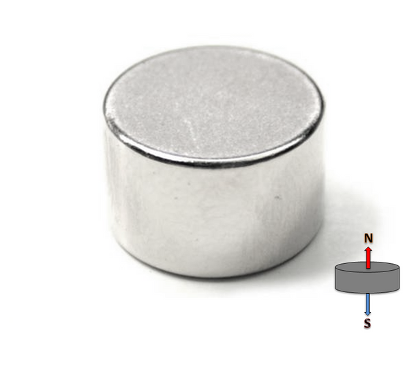 Neodymium Disc Magnet 23.3mm x 20mm N48M | High Temperature ≤100ºC