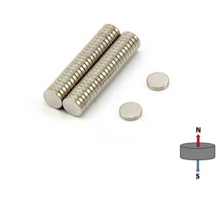 Neodymium Disc Magnet 4mm x 1.5mm N45