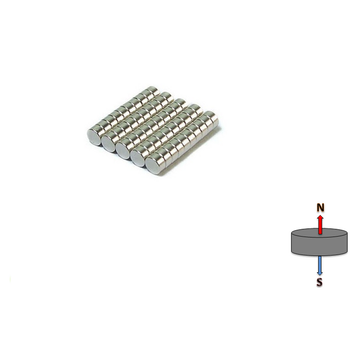 Neodymium Disc Magnet 4mm x 2mm N45