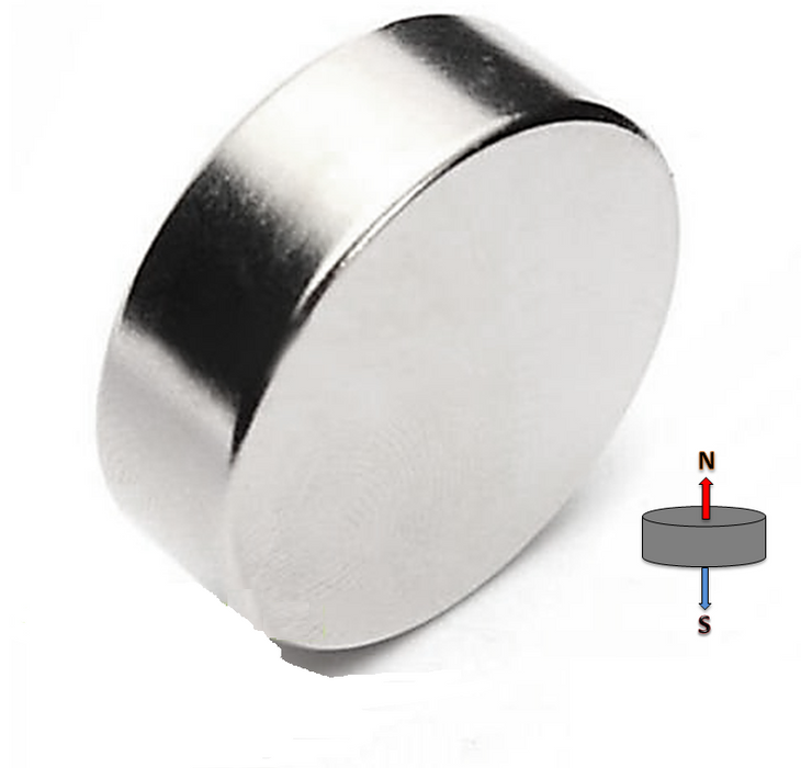 Neodymium Disc Magnet 50.8mm x 12.7mm N52