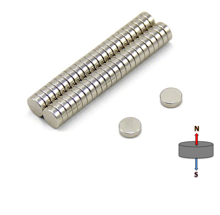 Neodymium Disc Magnet 5mm x 2mm N35