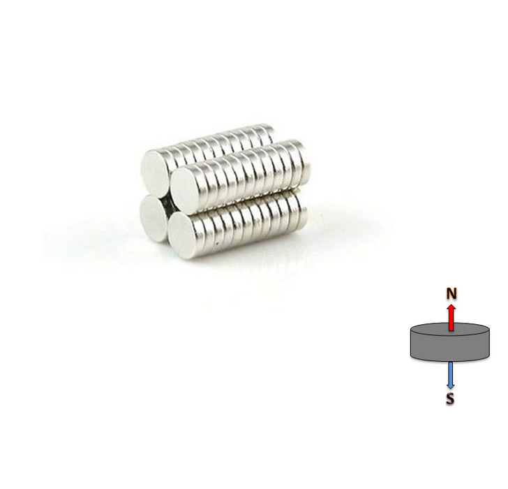 Neodymium Disc Magnet - 6mm x 1.5mm | N50