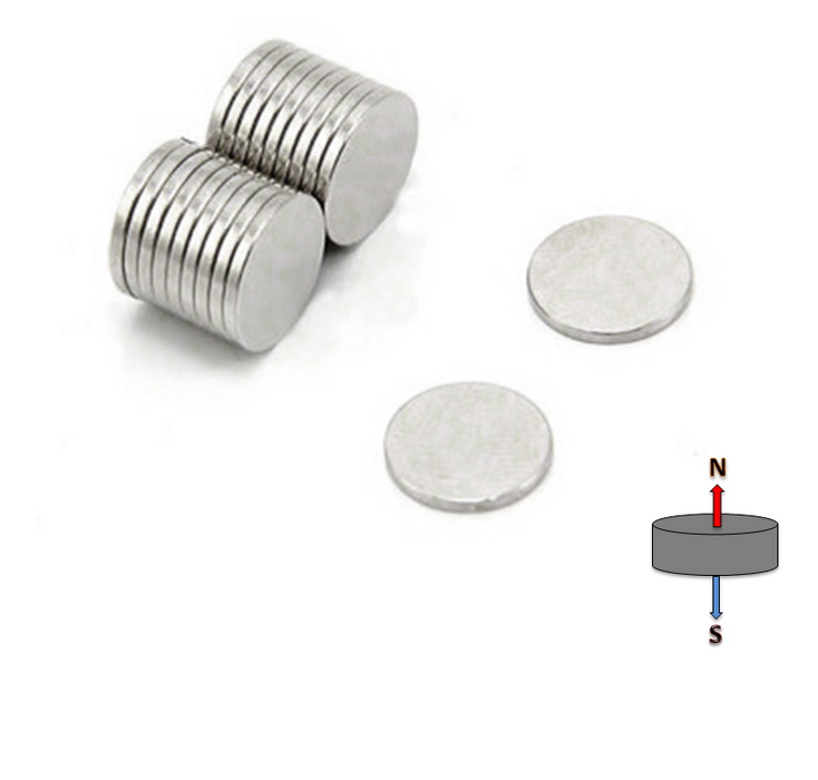 Neodymium Disc Magnet 9mm x 1mm N50