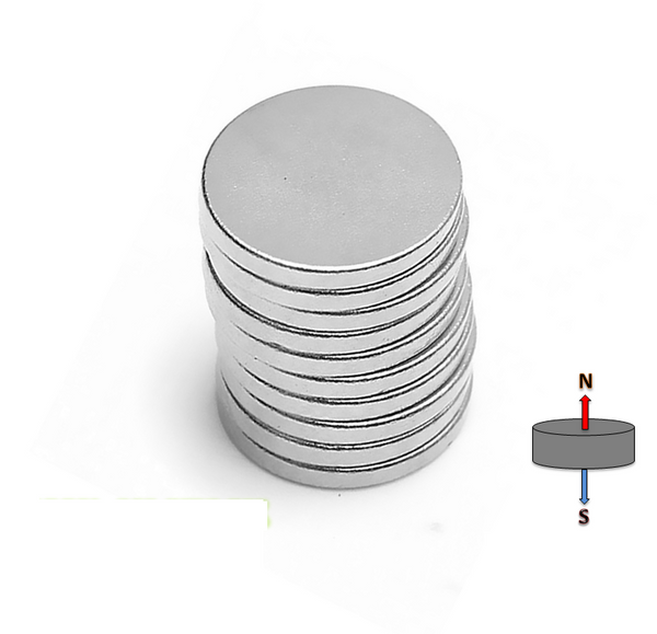 Neodymium Disc Magnet 9mm x 2mm N50