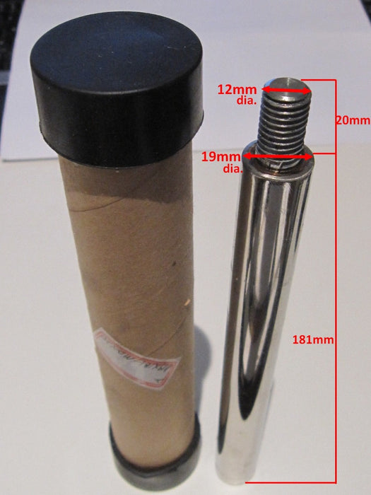 Magnetic Separator Filter Bar D19mm x 181mm | M12 Male Thread | 10K Gauss