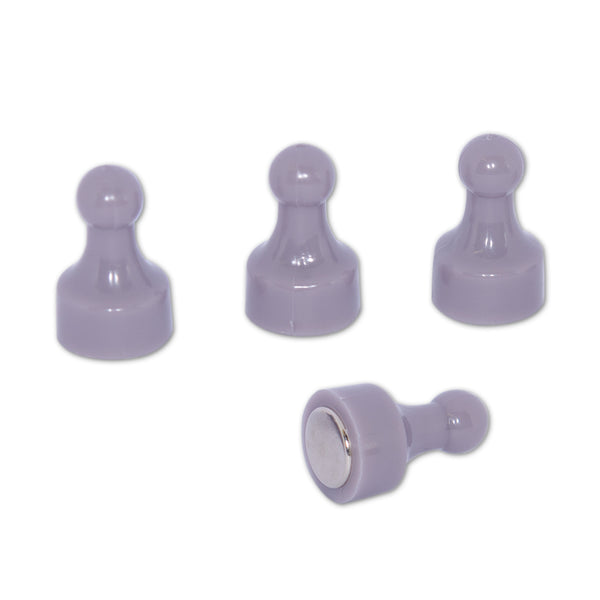 Neodymium Thumb Push Pin Magnet | Grey | 12pk