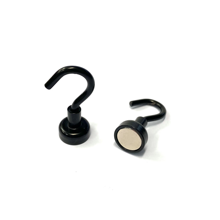 Black Painted Neodymium Hook Magnet D12mm dia.