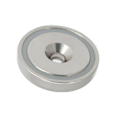 Neodymium Countersunk Pot Magnet - D42mm dia. (37kg)