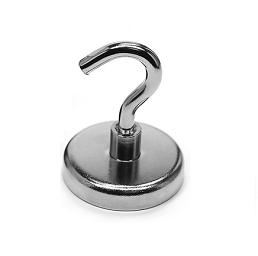 Neodymium Hook Magnet - D16mm dia. (5.5kg)