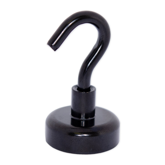 Black Painted Neodymium Hook Magnet 20mm