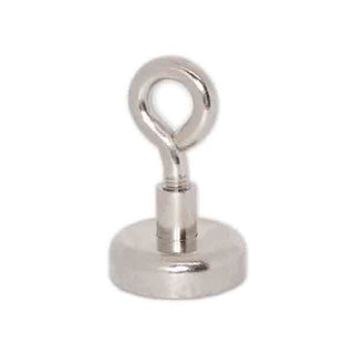 Neodymium Fishing Eyelet Hook Magnet 25mm | Pull 22kg