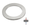 Neodymium Ring Magnet OD100mm x H3mm | Hole 70mm N35
