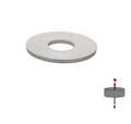 Neodymium Ring Magnet OD19.4mm x H1.65mm | Hole 10mm | N38H | High Temperature ≤120ºC