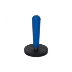 Rubber Coated Pot Magnet 43mm | Blue Handle