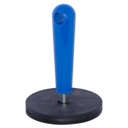 Rubber Coated Pot Magnet 66mm | BLUE Handle