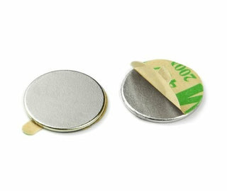 Neodymium Disc Magnet 10mm x 2mm | Self Adhesive | PER PAIR