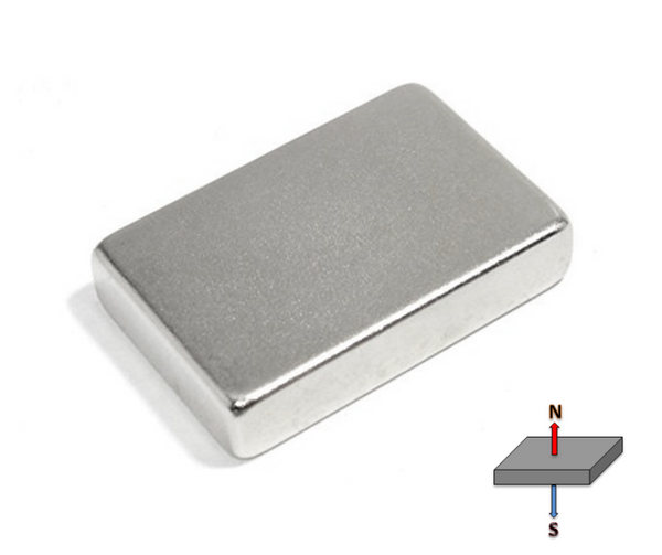 Neodymium Block Magnet 46x30x10mm N40